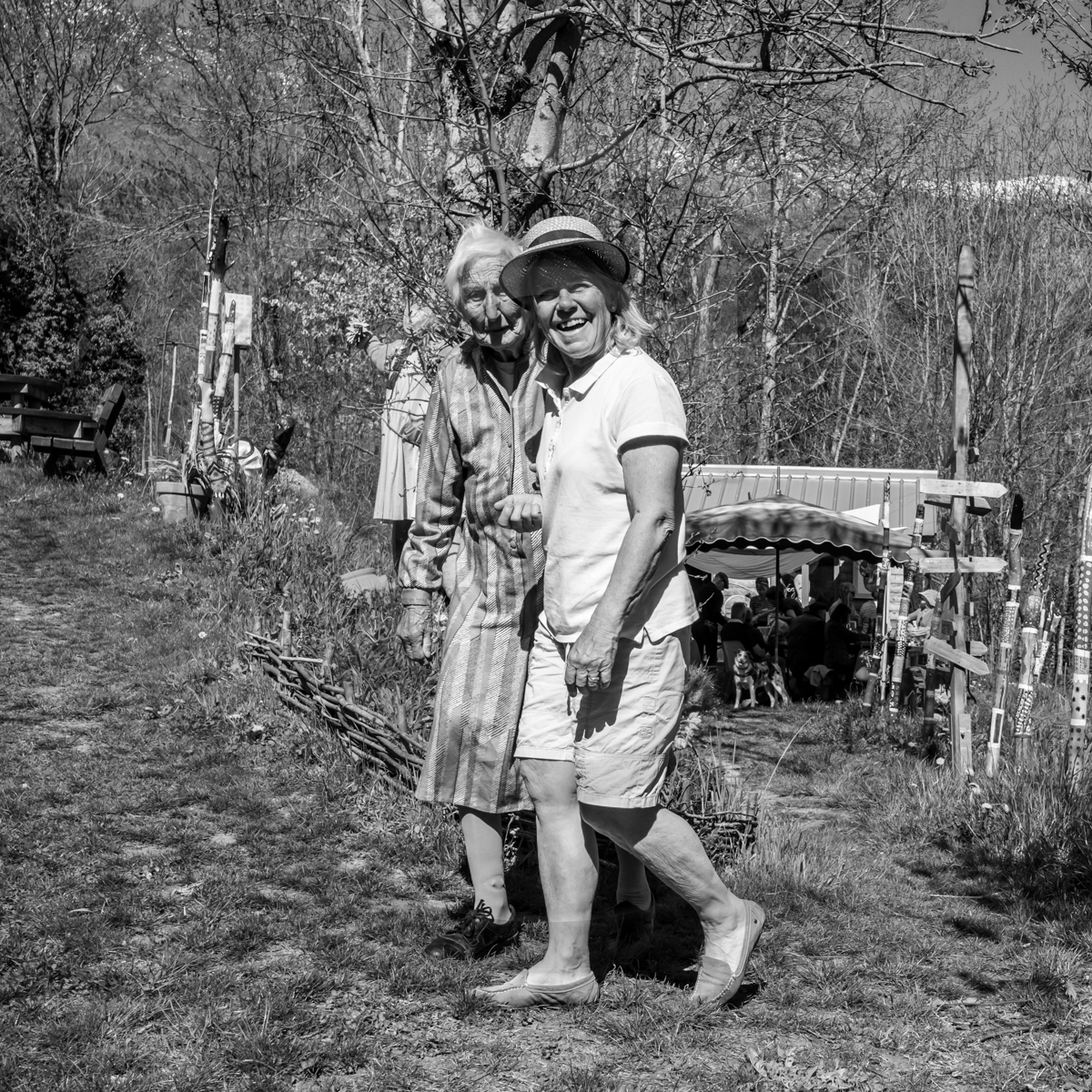 Atelier laine et promenade au jardin