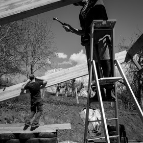 Permaculture - Construction d'une serre bioclimatique semi-enterrée