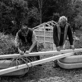 Installation de la cabane