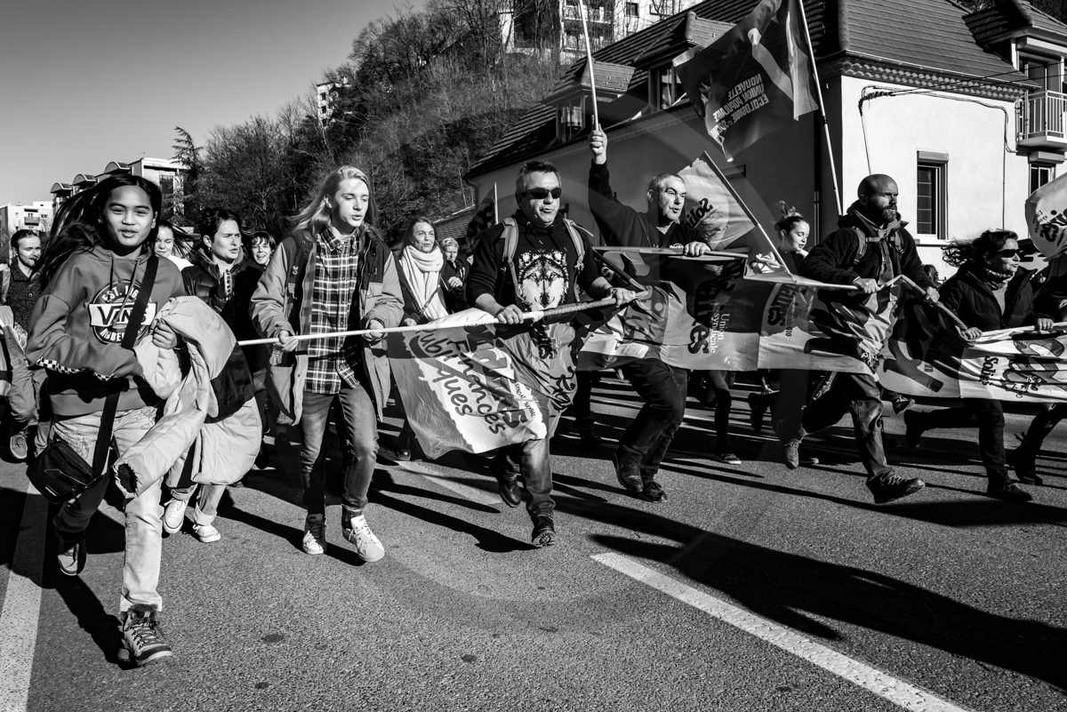 11 février 2023 : Manifestation contre la réforme des retraites à Gap (Hautes-Alpes) 11 février 2023 : Manifestation contre la réforme des retraites à Gap (Hautes-Alpes)
