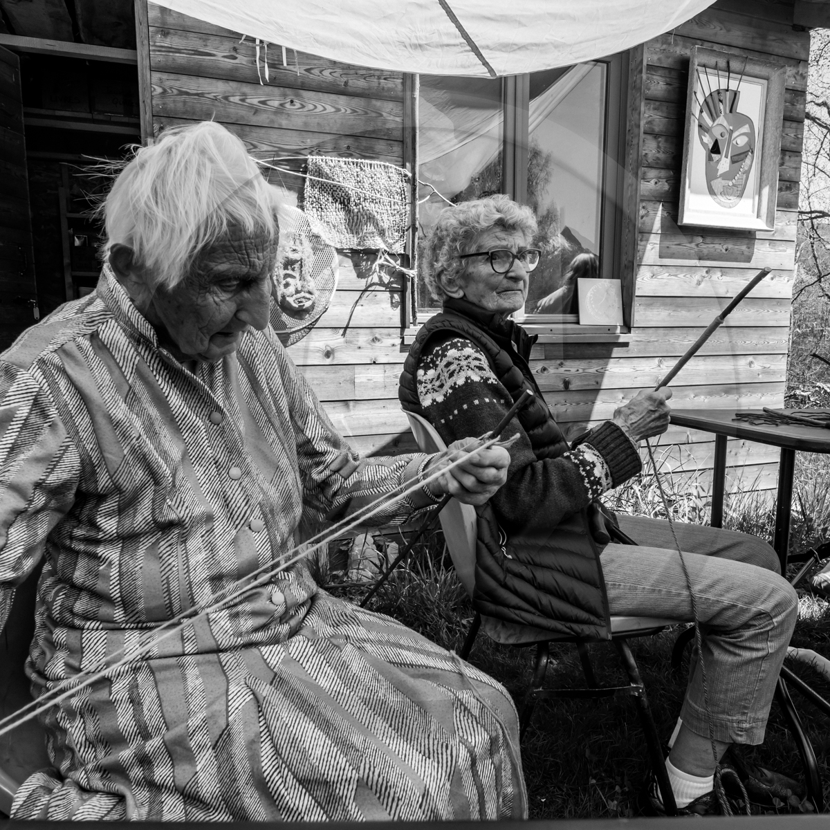 Atelier laine et promenade au jardin