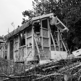 Construction d'une cabane