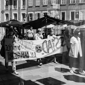 15 juin 2021 à Gap (Hautes-Alpes) : Manifestation des soignants oubliés du Ségur de la santé.