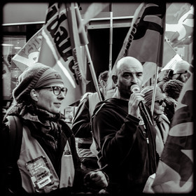 Manifestation à Gap le 12 décembre 2019.
