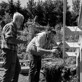 Construction d'une cabane