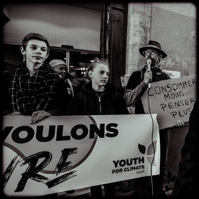 Les jeunes pour le climat - Youth for climate - Manifestation à Gap (Hautes-Alpes), le 29 11 19