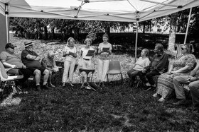 24 juillet 2024 : Des lectures à l'Ouort, avec Les Triplettes de la médiathèque de Saint-Jean-Saint-Nicolas