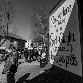 21 mars 2021 - Gap - Mobilisation pour la réouverture des lieux culturels