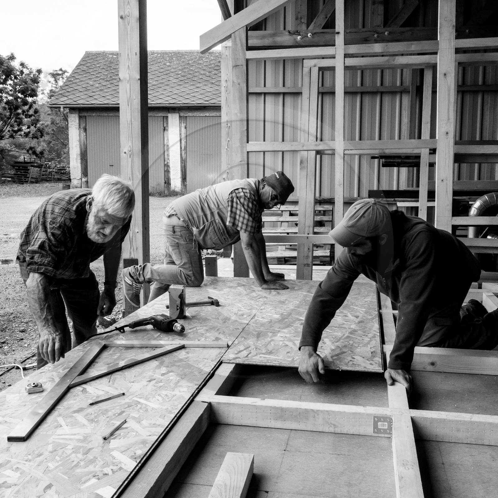Construction d'une cabane Construction d'une cabane