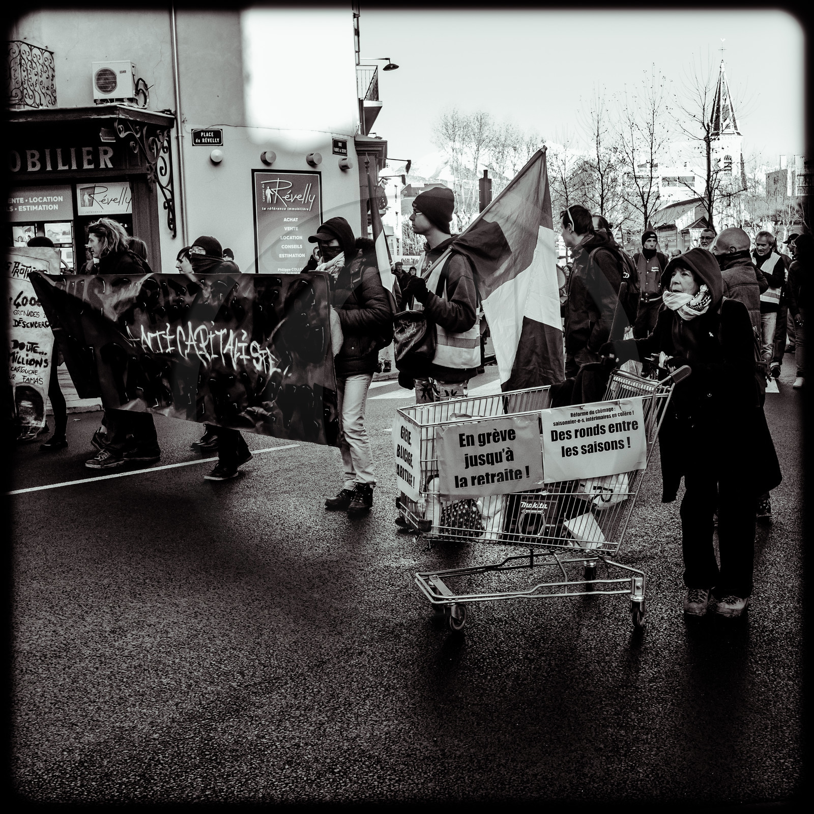 Manifestation à Gap le 12 décembre 2019.