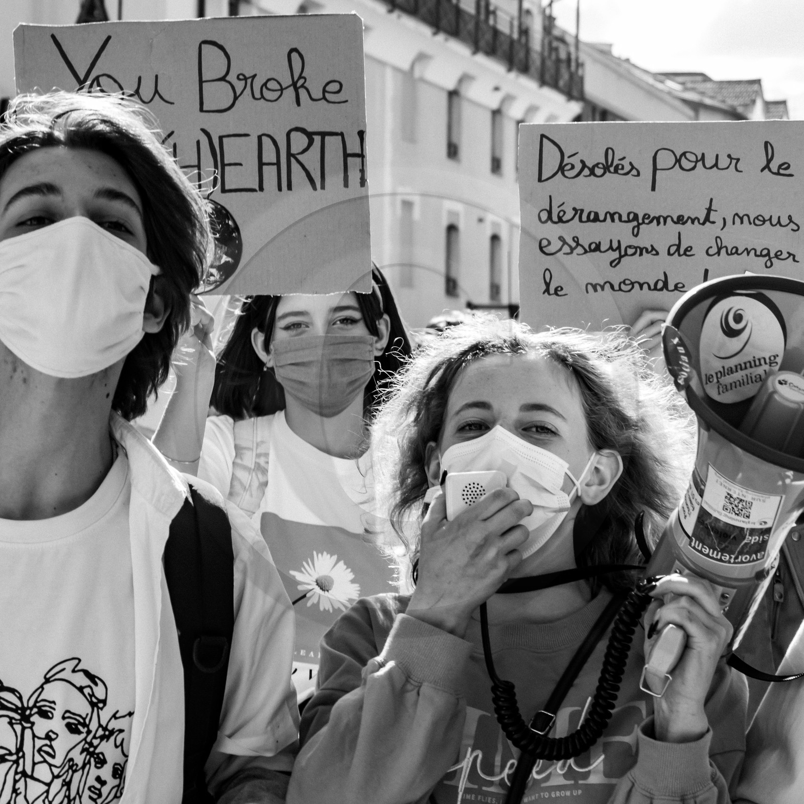 27 mars 2021 : Manifestation des jeunes pour le climat à Gap 27 mars 2021 : Manifestation des jeunes pour le climat à Gap