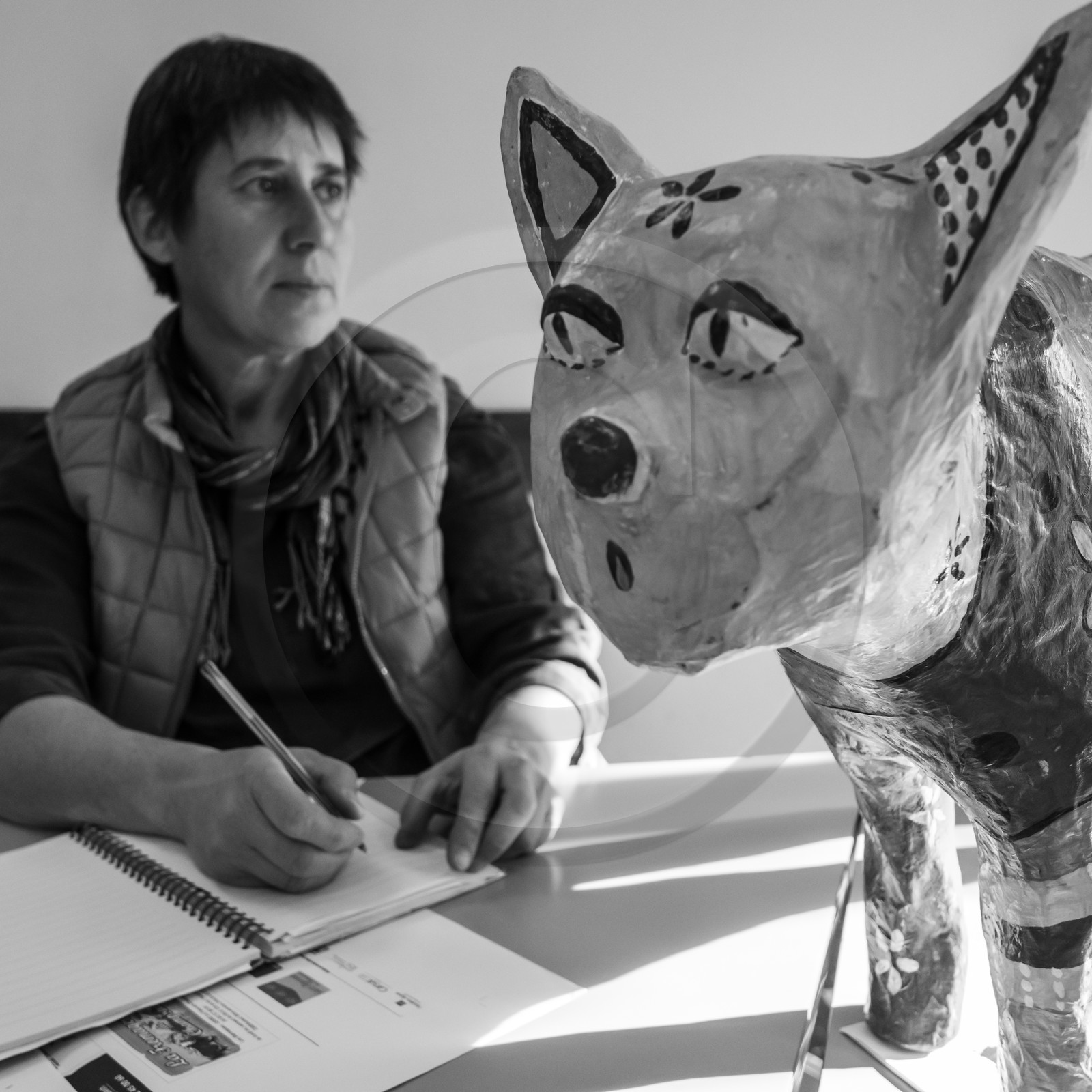 Préparation de l'exposition estivale Préparation de l'exposition estivale