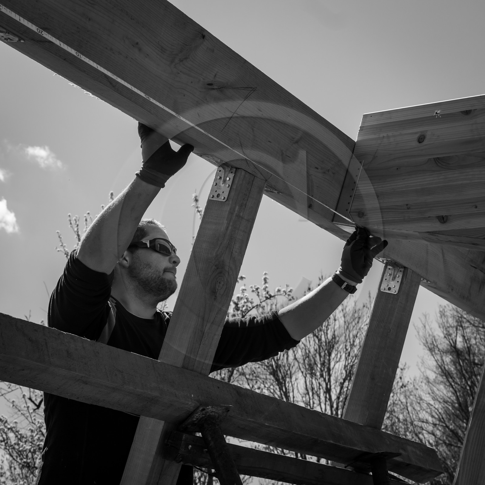 Permaculture - Construction d'une serre bioclimatique semi-enterrée