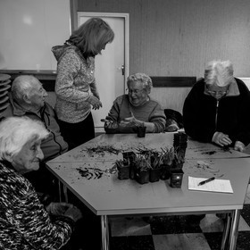 Atelier repiquage de plants de ciboulettes - 05 04 2017