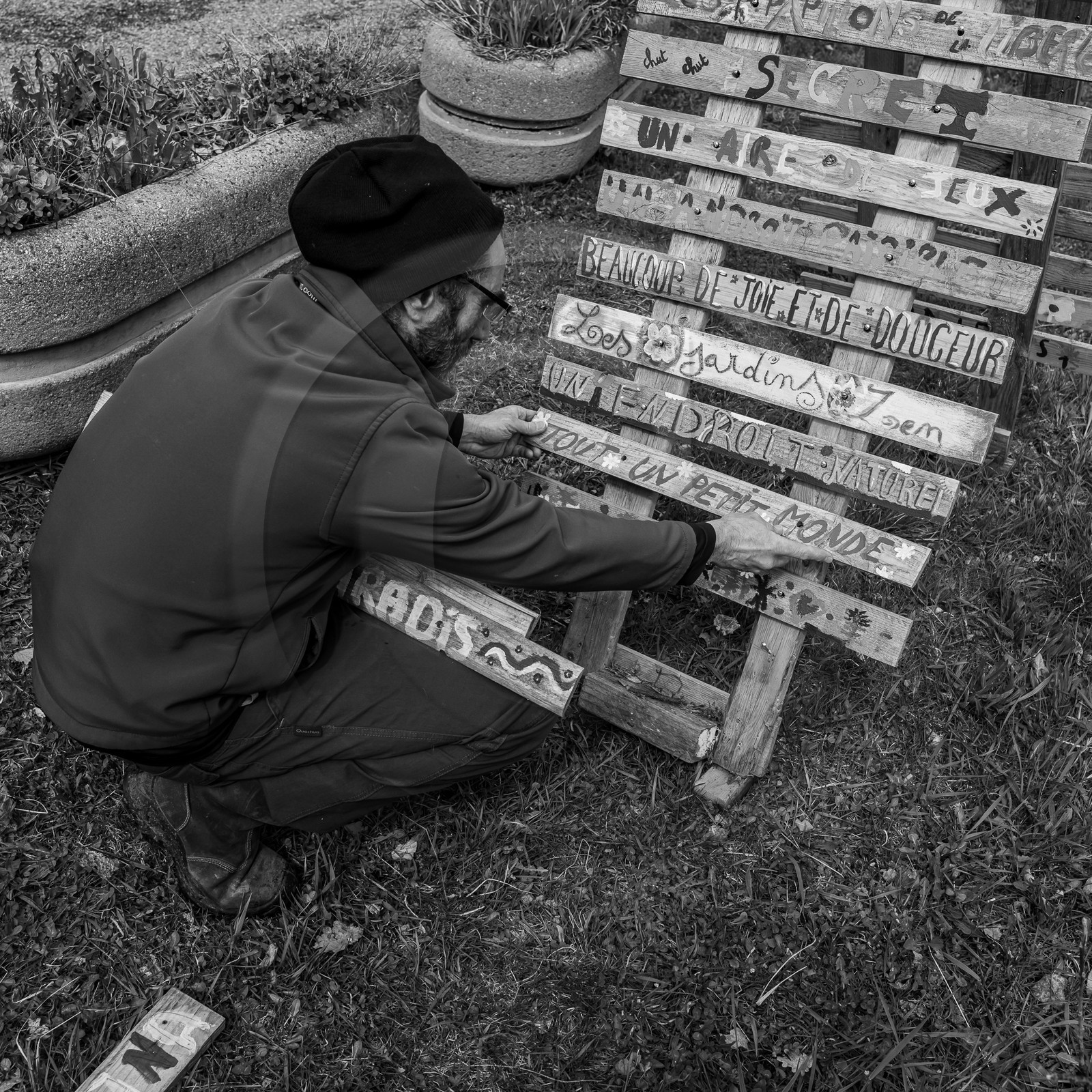 03 avril 2024 : Laine et aménagements au jardin