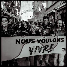 Les jeunes pour le climat - Youth for climate - Manifestation à Gap (Hautes-Alpes), le 29 11 19