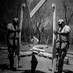 Permaculture - Construction d'une serre bioclimatique semi-enterrée