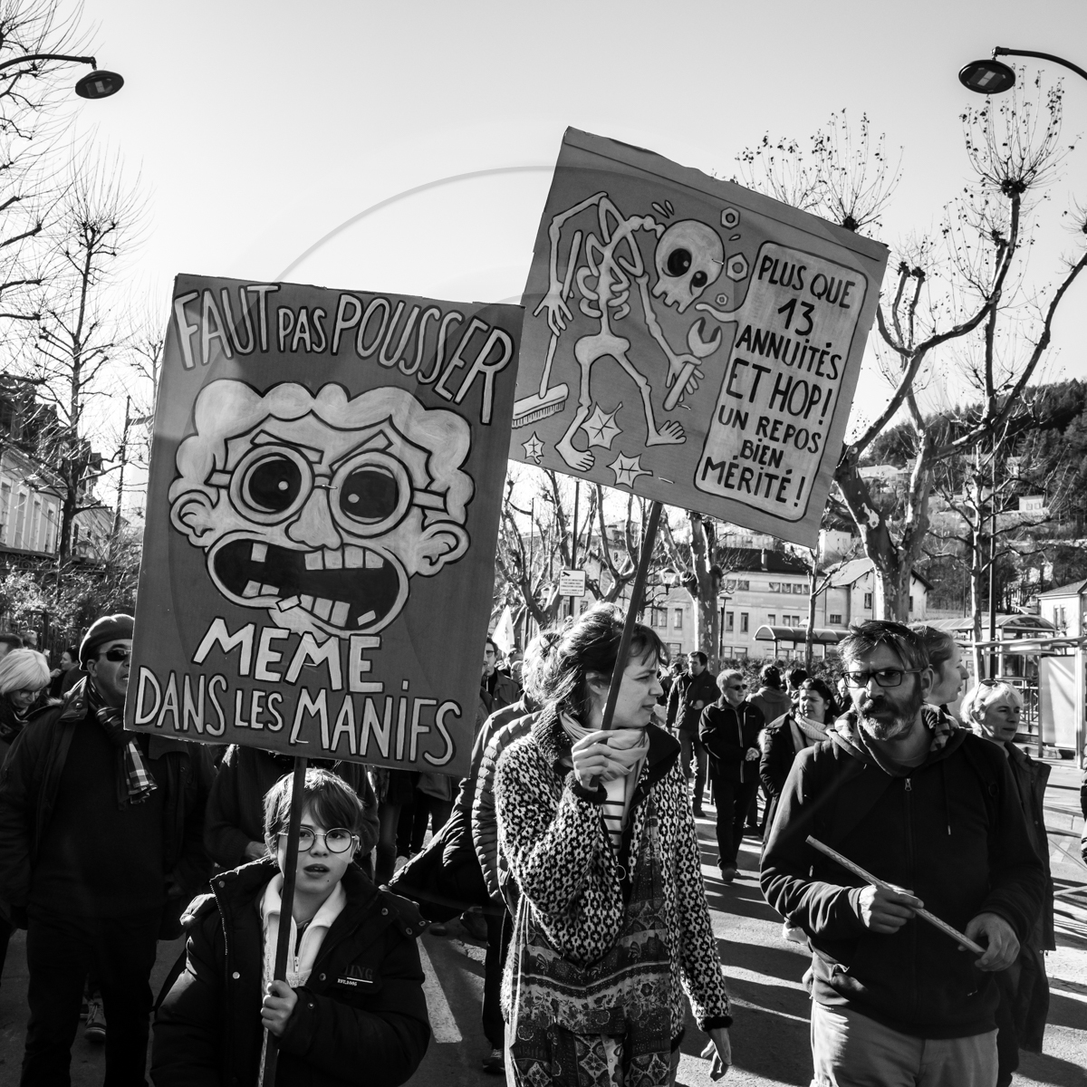 11 février 2023 : Manifestation contre la réforme des retraites à Gap (Hautes-Alpes) 11 février 2023 : Manifestation contre la réforme des retraites à Gap (Hautes-Alpes)