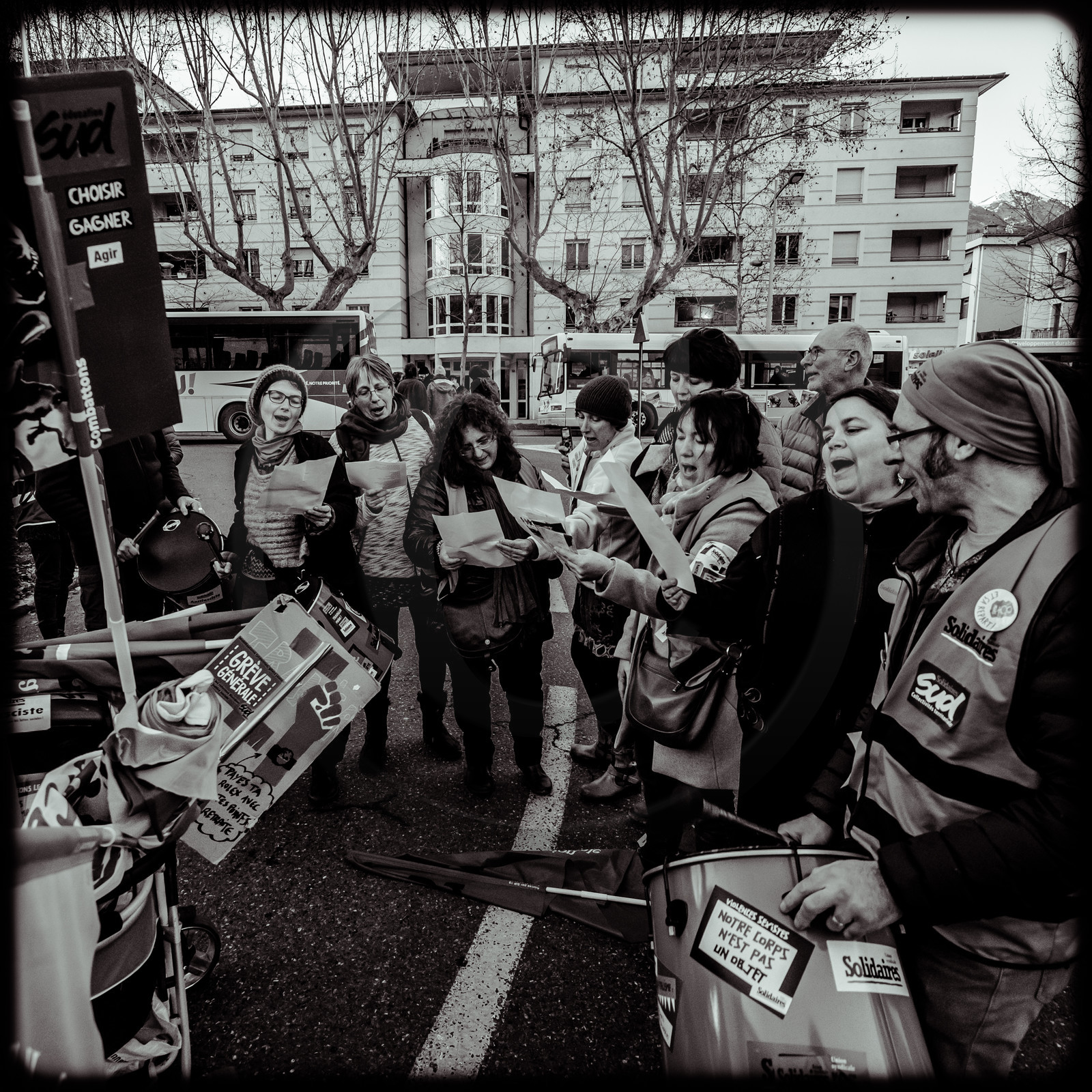 Manifestation à Gap le 09 janvier 2020