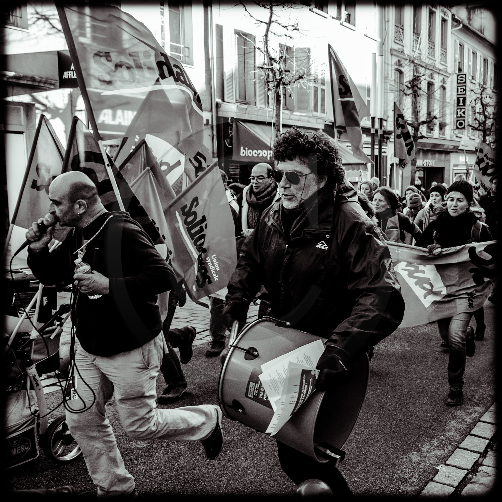Manifestation à Gap le 12 décembre 2019.