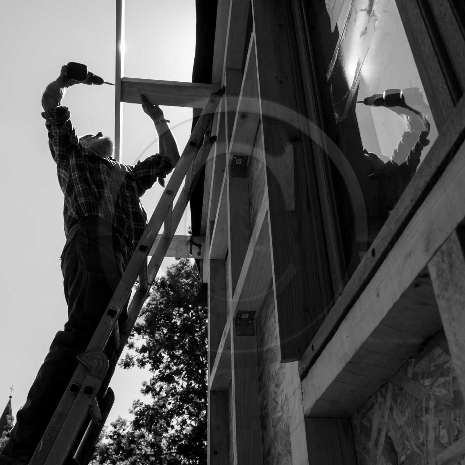 Construction d'une cabane