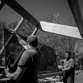Permaculture - Construction d'une serre bioclimatique semi-enterrée