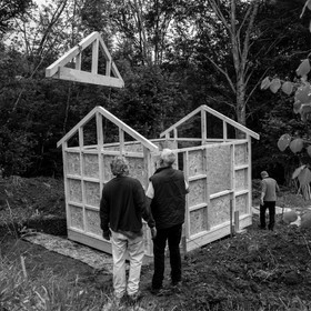 Installation de la cabane
