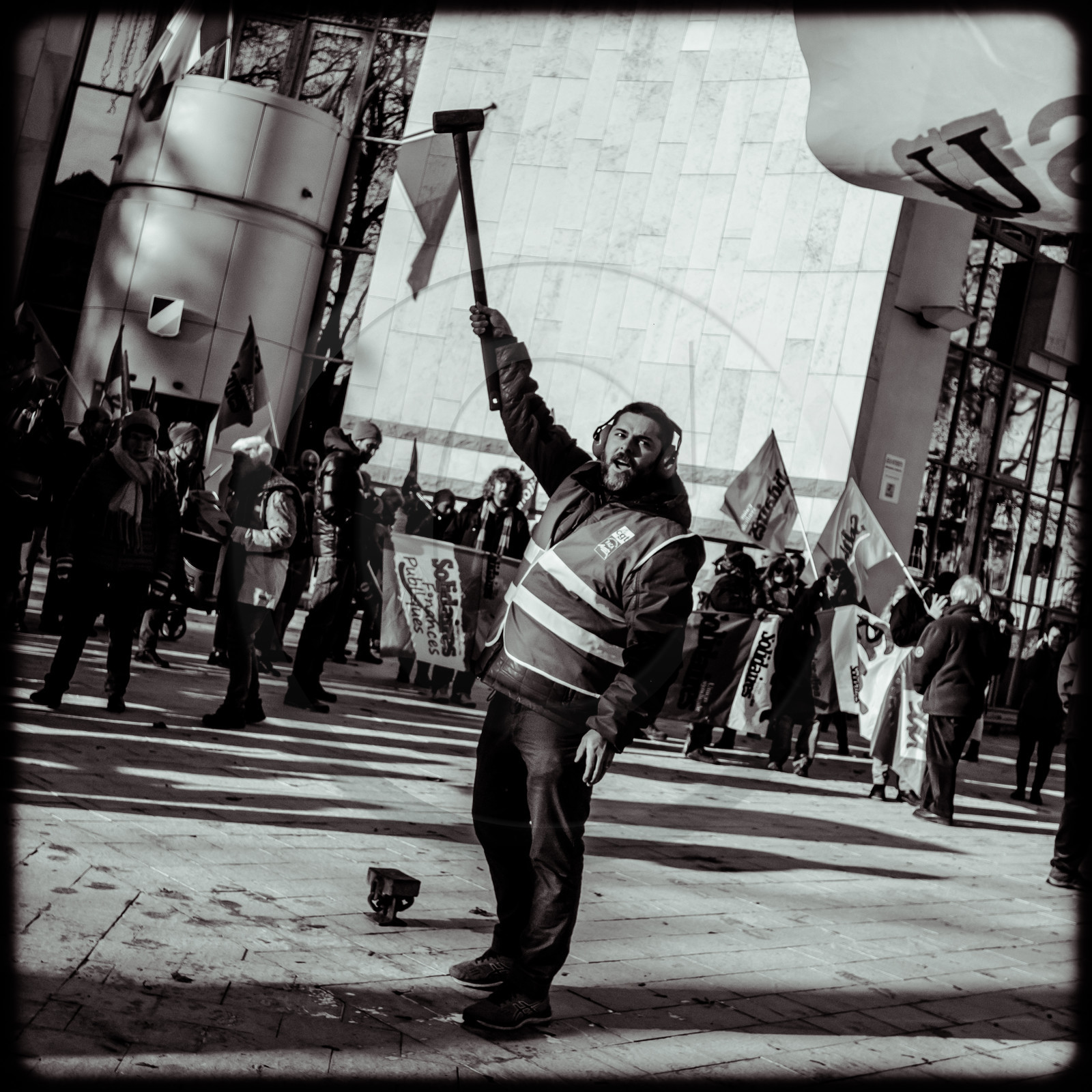 Manifestation à Gap le 10 décembre 2019.
