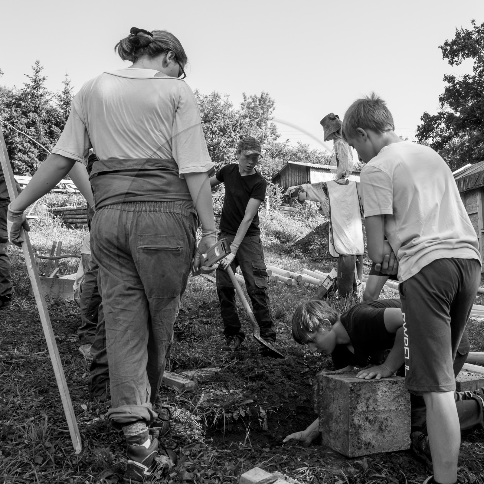 Construction de bacs surélevés