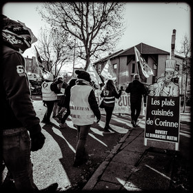 Manifestation à Gap le 10 décembre 2019.