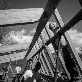 Permaculture - Construction d'une serre bioclimatique semi-enterrée