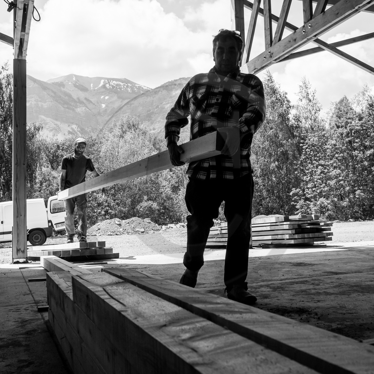 Construction d'une cabane Construction d'une cabane