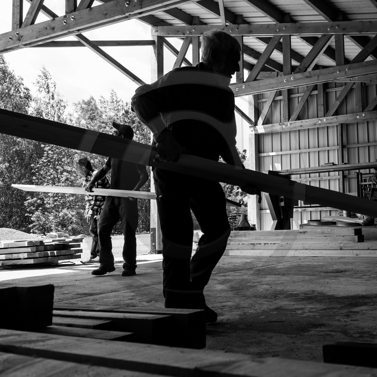 Construction d'une cabane Construction d'une cabane