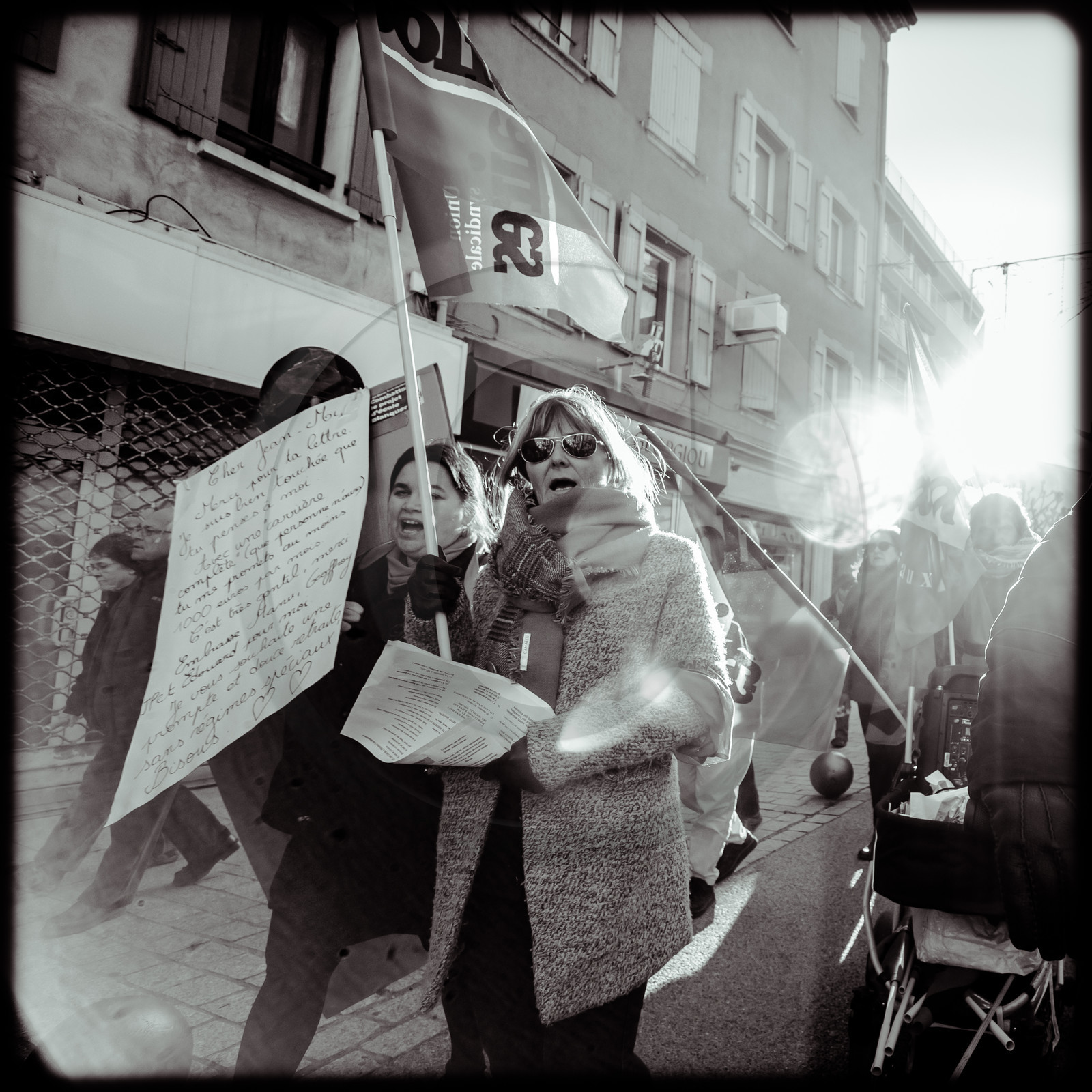 Manifestation à Gap le 10 décembre 2019. Manifestation à Gap le 10 décembre 2019.