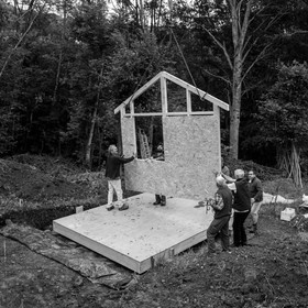 Installation de la cabane