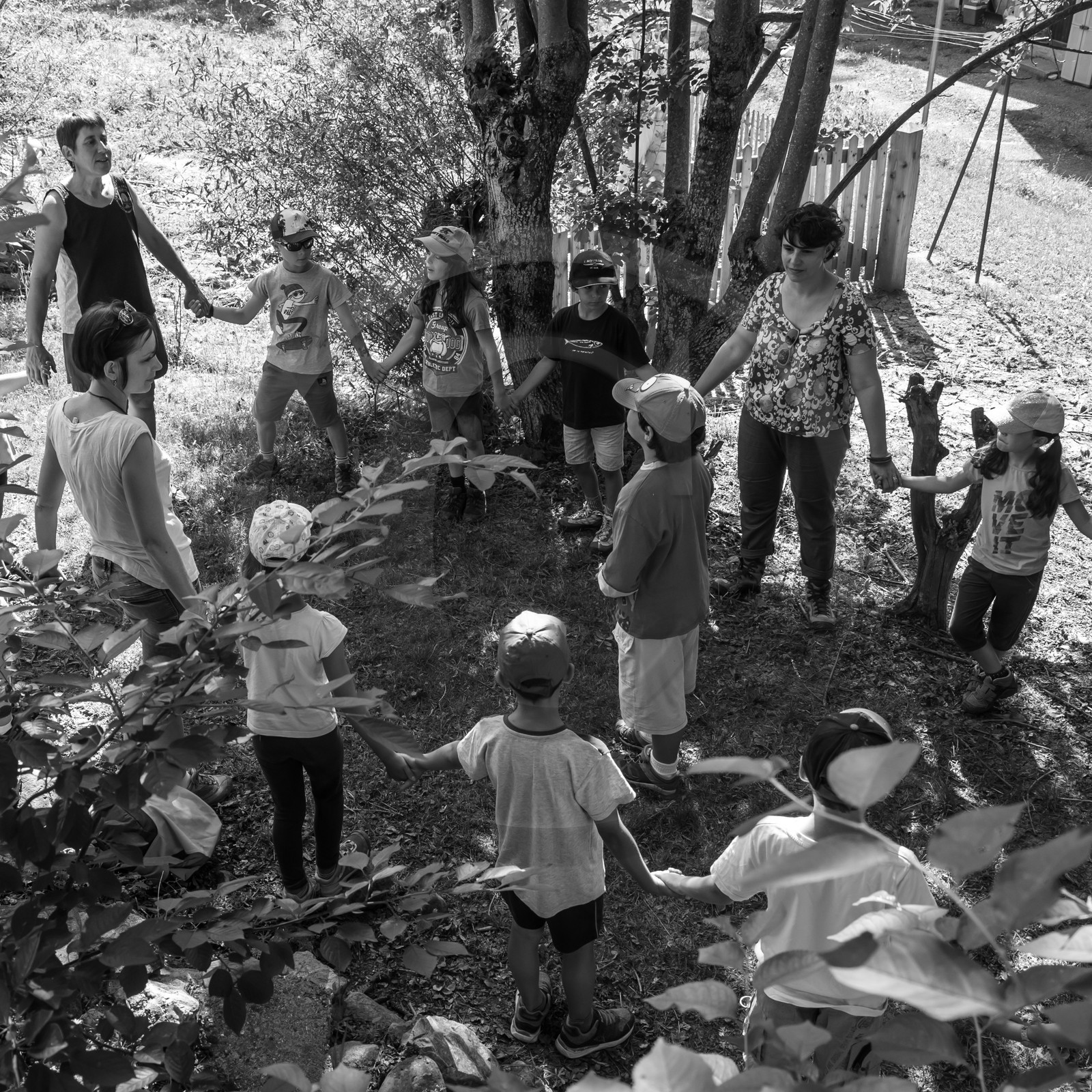 Avec l'école de Saint-Bonnet