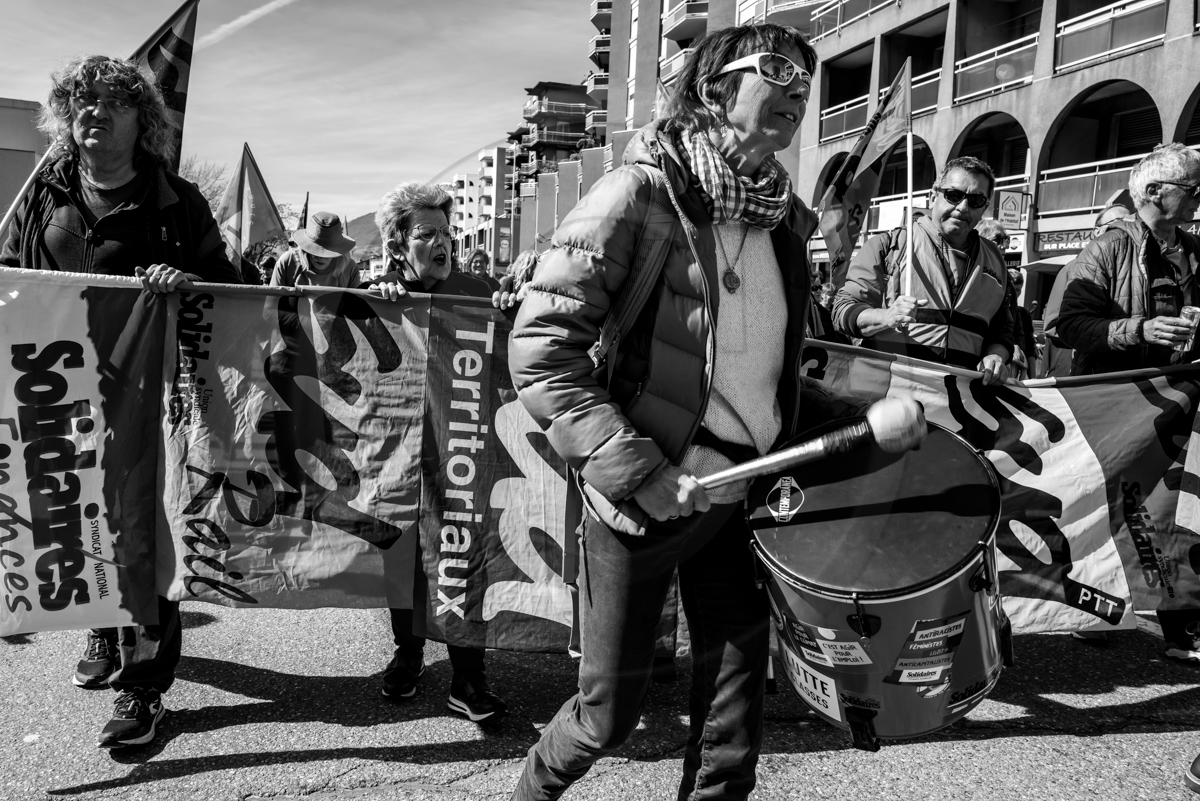 16 mars 2023 : Manifestation contre la réforme des retraites à Gap