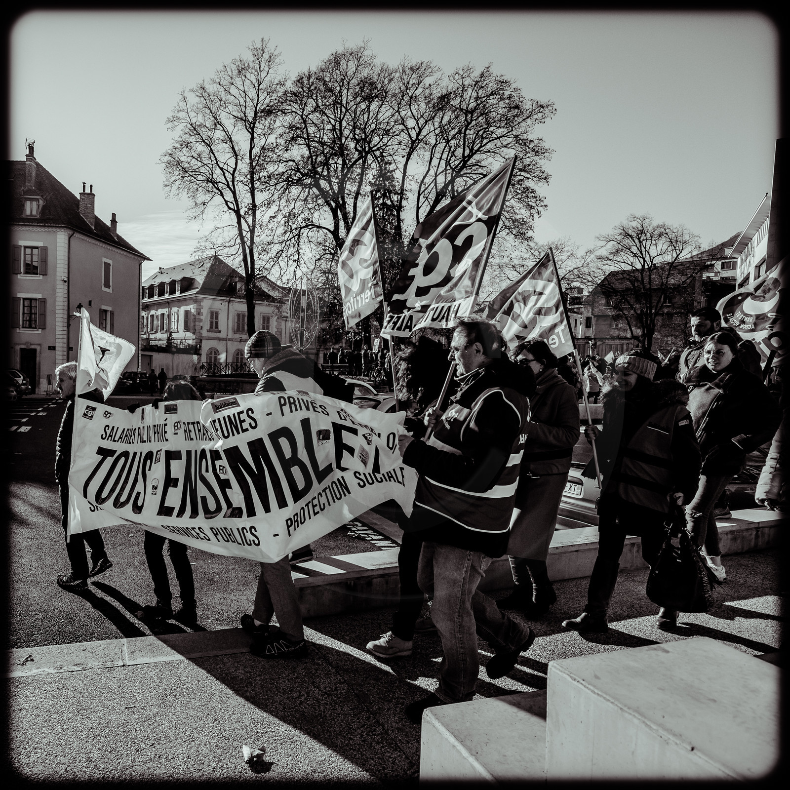 Manifestation à Gap le 10 décembre 2019. Manifestation à Gap le 10 décembre 2019.