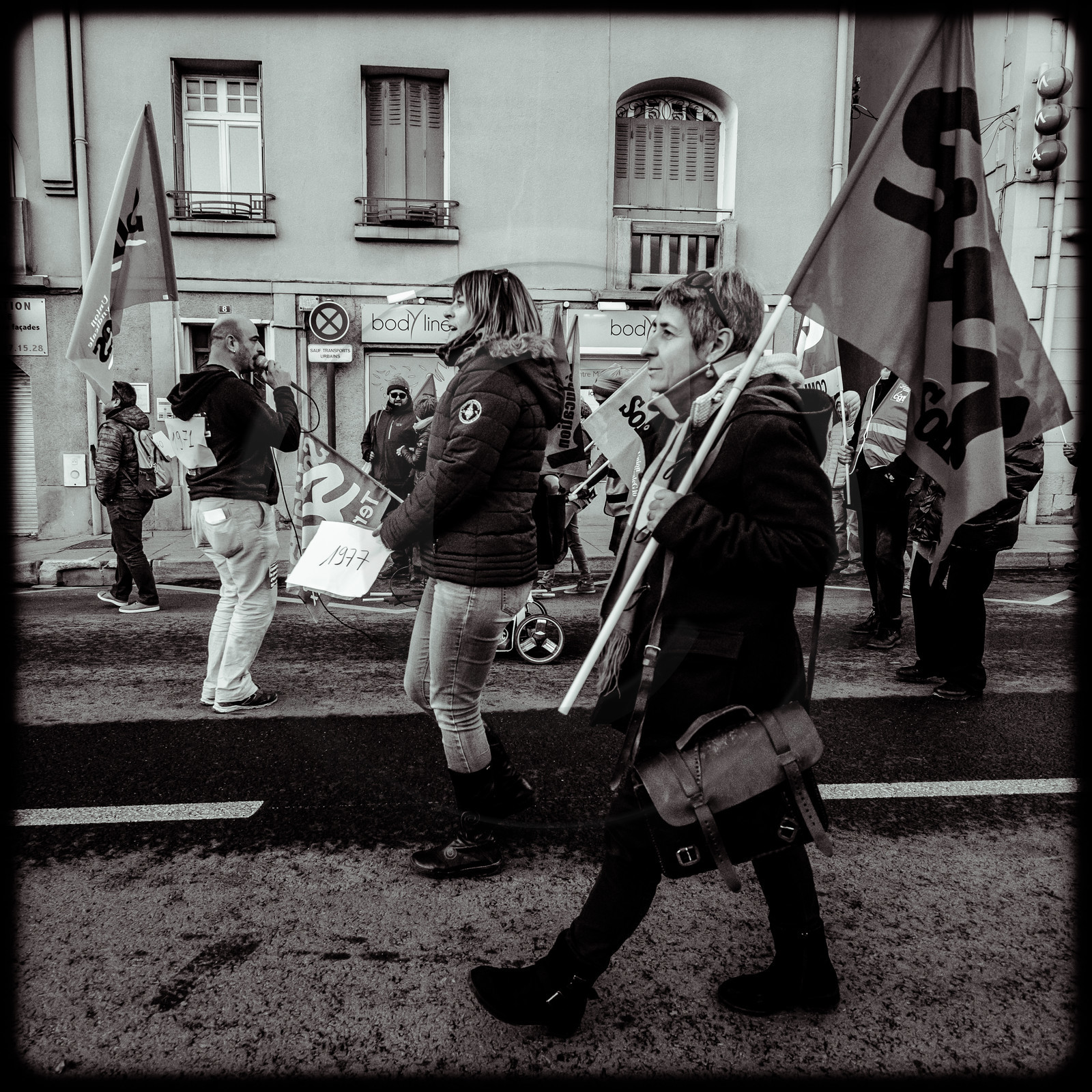 Manifestation à Gap le 12 décembre 2019. Manifestation à Gap le 12 décembre 2019.