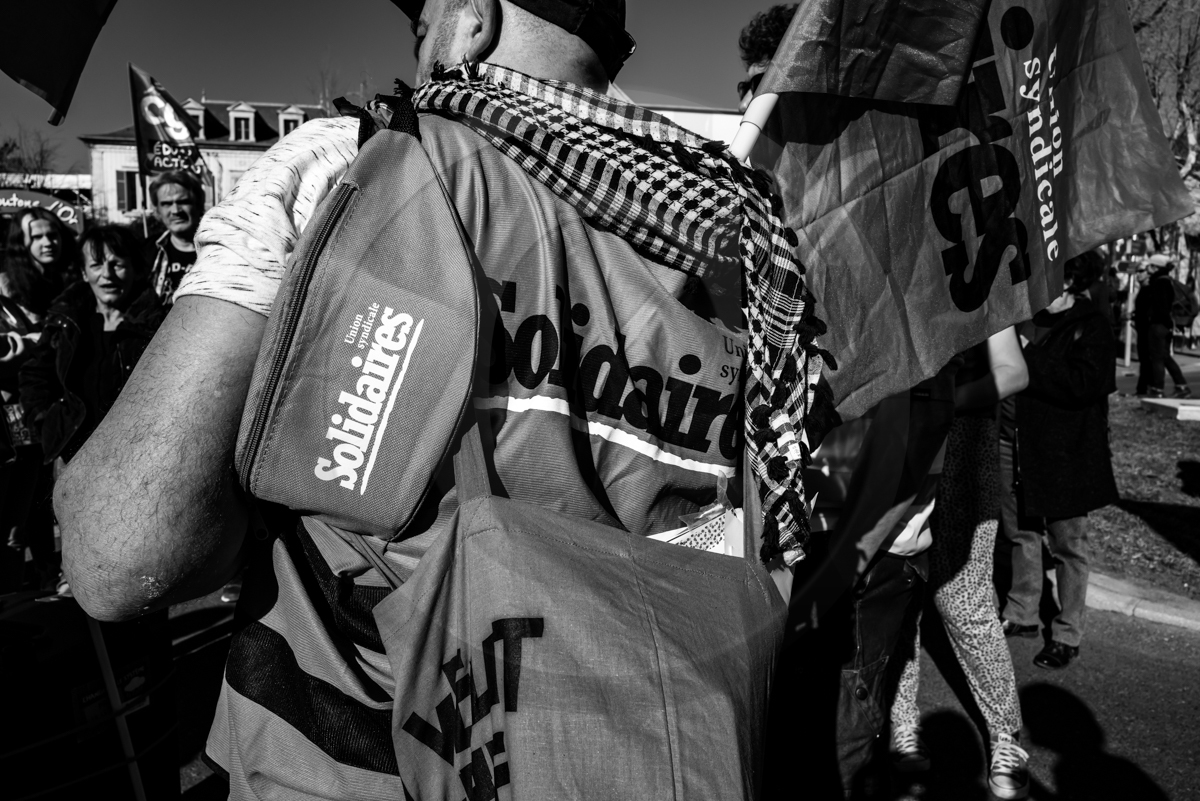 16 février 2023 : Manifestation contre la réforme des retraites à Gap (Hautes-Alpes)