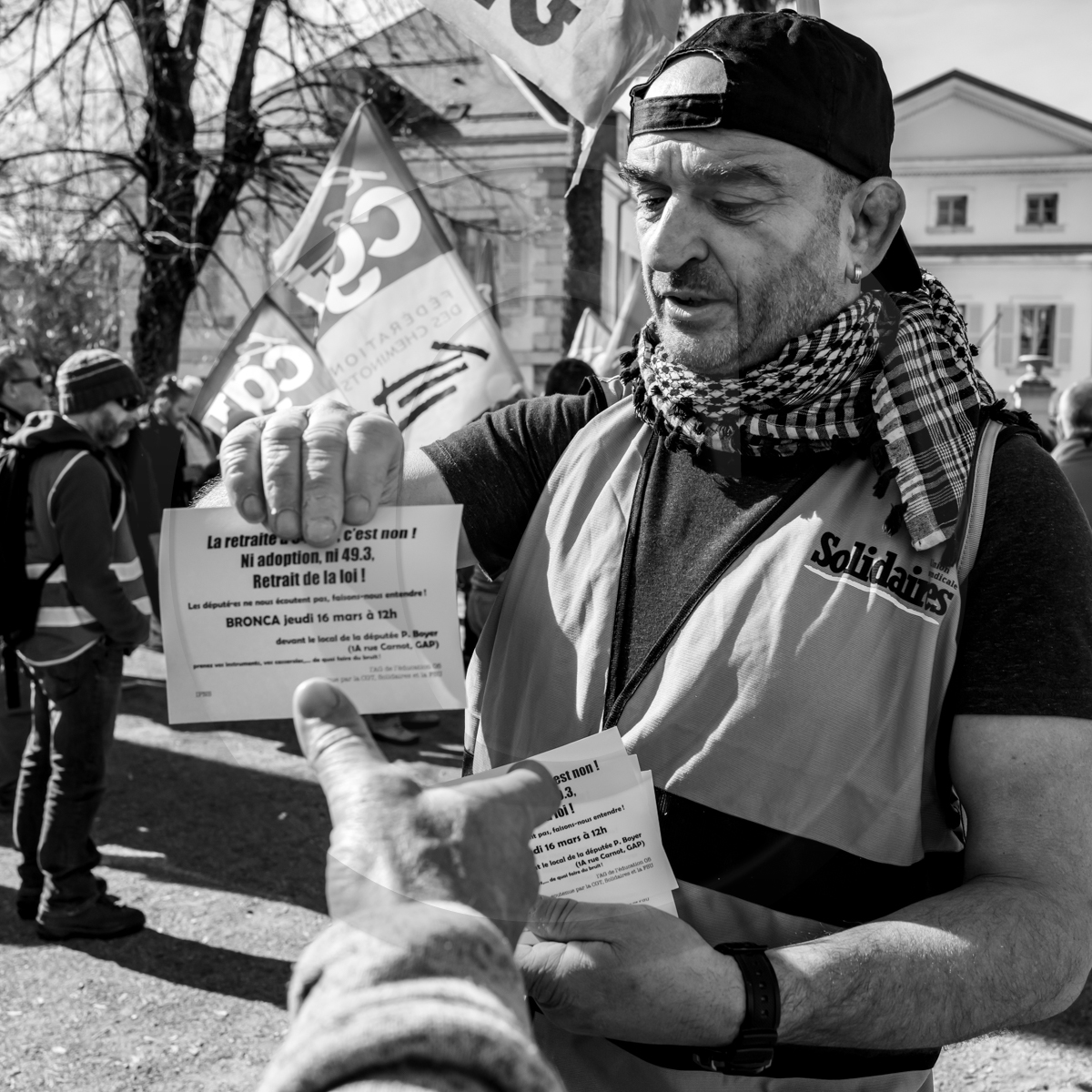16 mars 2023 : Manifestation contre la réforme des retraites à Gap 16 mars 2023 : Manifestation contre la réforme des retraites à Gap