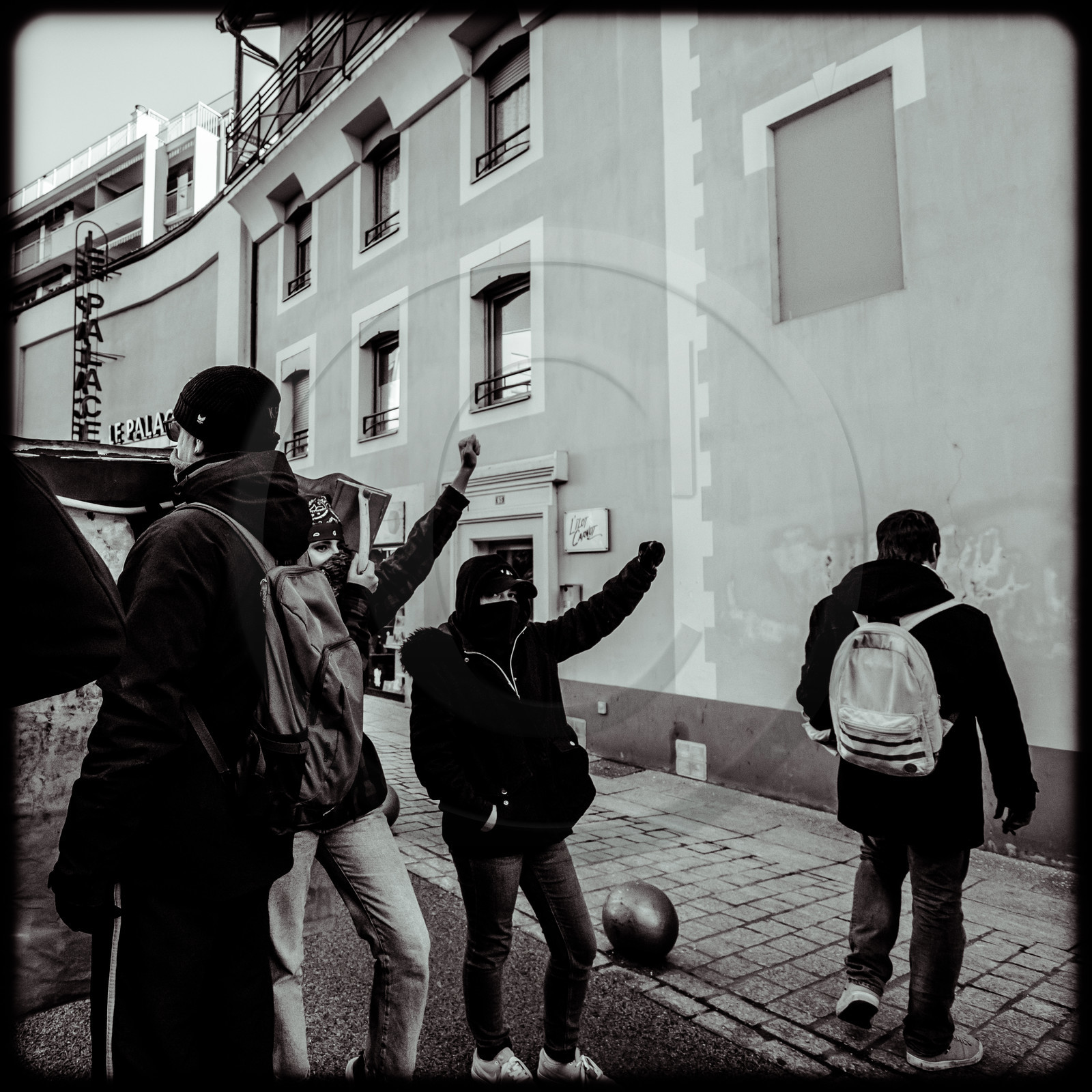 Manifestation à Gap le 12 décembre 2019.