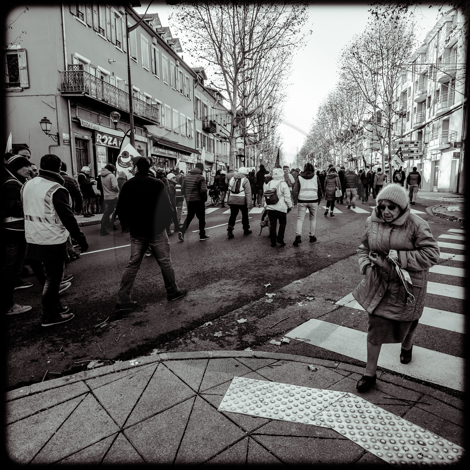 Manifestation à Gap le 10 décembre 2019.