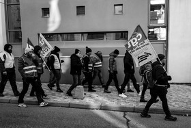 31 janvier 2023 : Manifestation contre la réforme des retraites. Plus de 4000 personnes dans les rues de Gap (Hautes-Alpes).