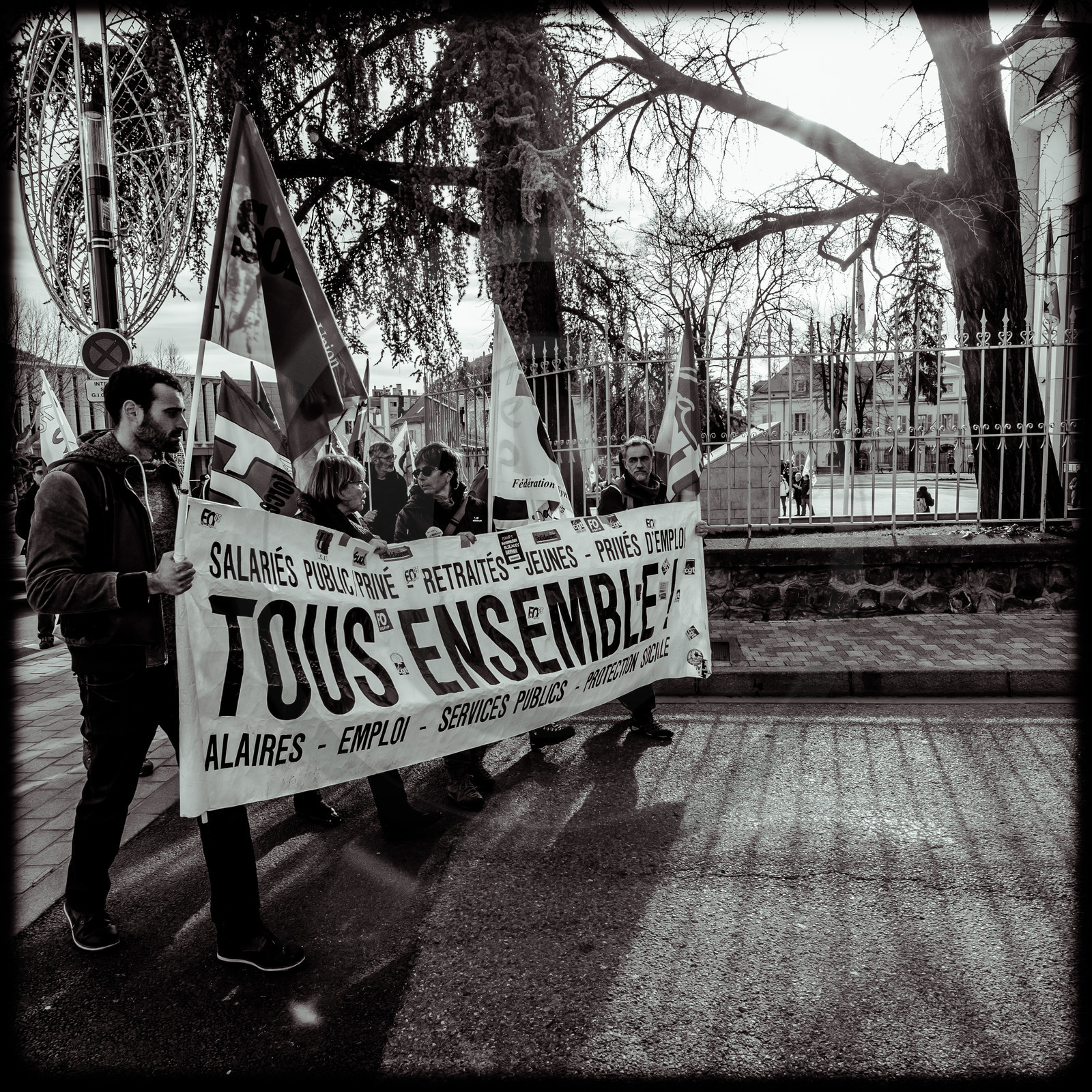 Manifestation pour la défense des retraites - Gap - 06 février  2020.