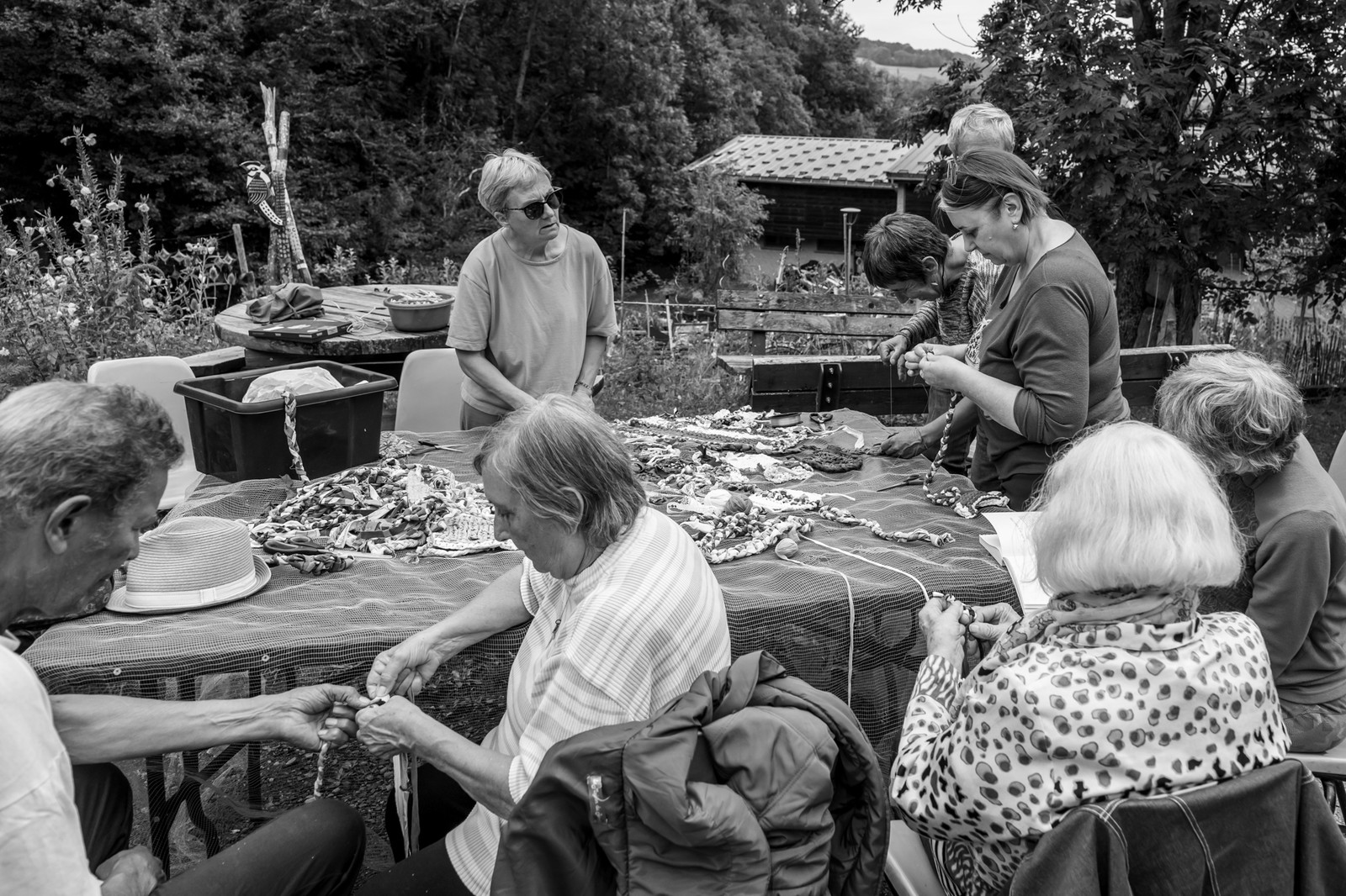 27 août 2025 : Jeux, tissages et photos