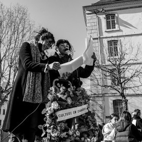 21 mars 2021 - Gap - Mobilisation pour la réouverture des lieux culturels