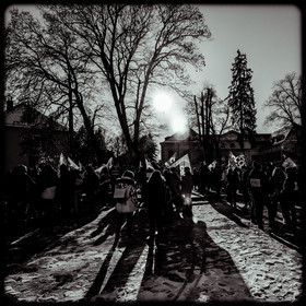 Manifestation à Gap le 12 décembre 2019.