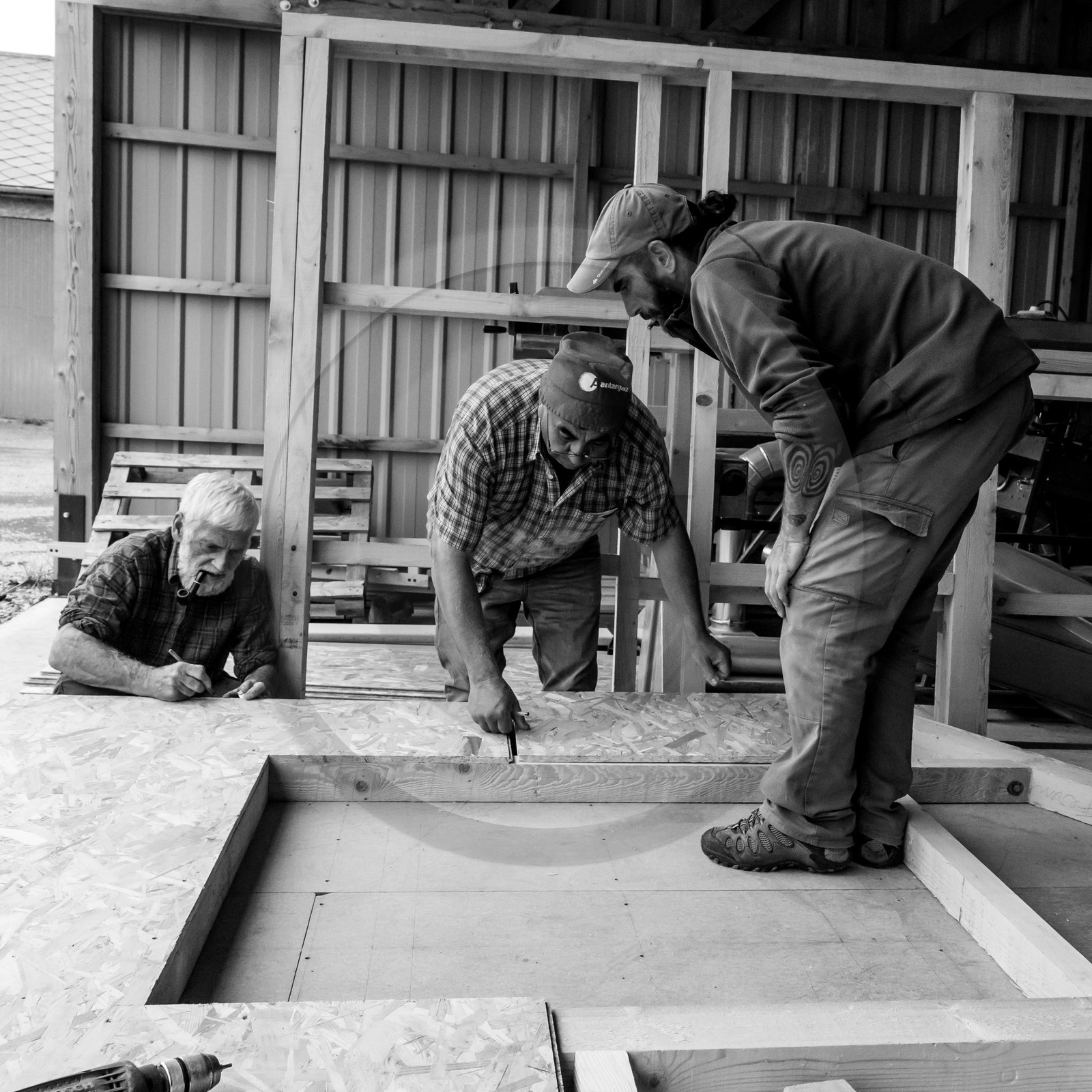 Construction d'une cabane Construction d'une cabane