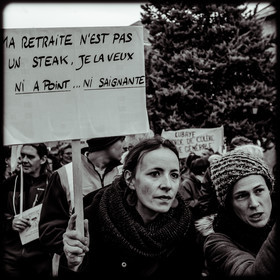 Manifestation à Gap le 17 décembre 2019